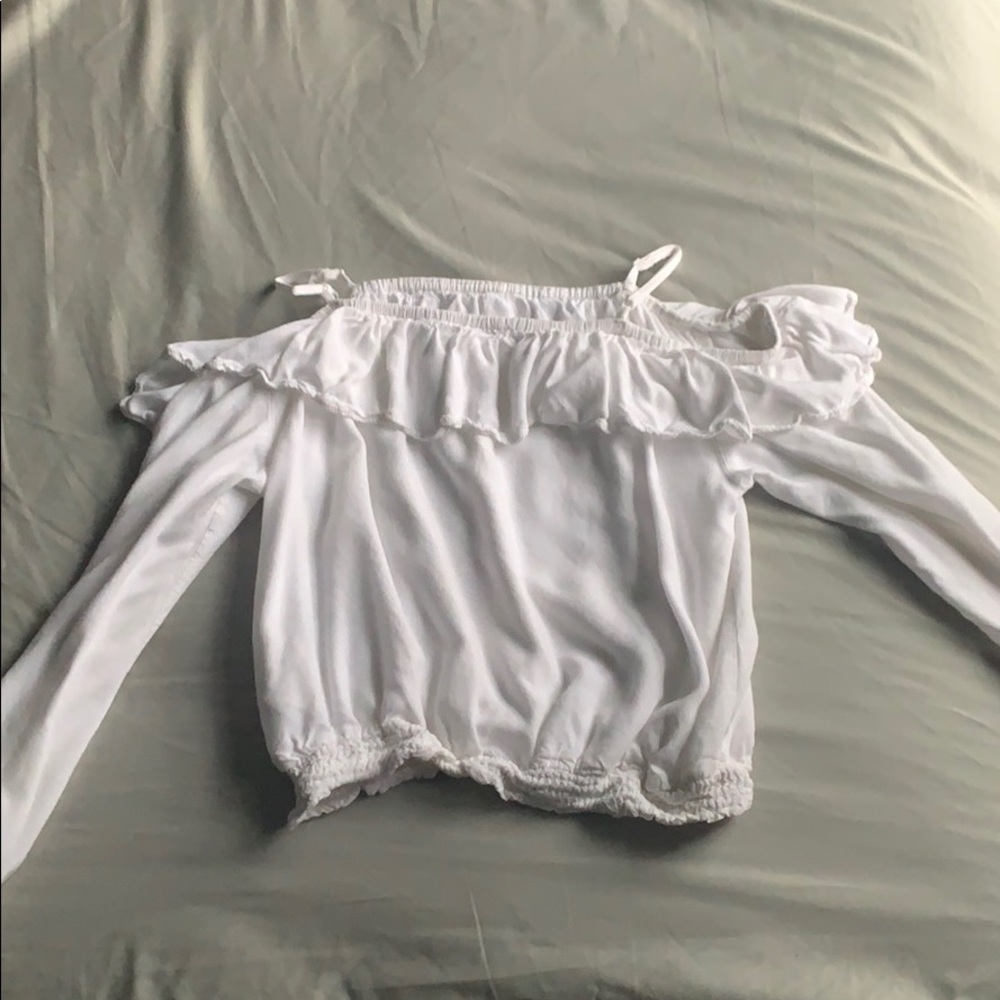 Kids off the shoulder top h&m, w/sleeves